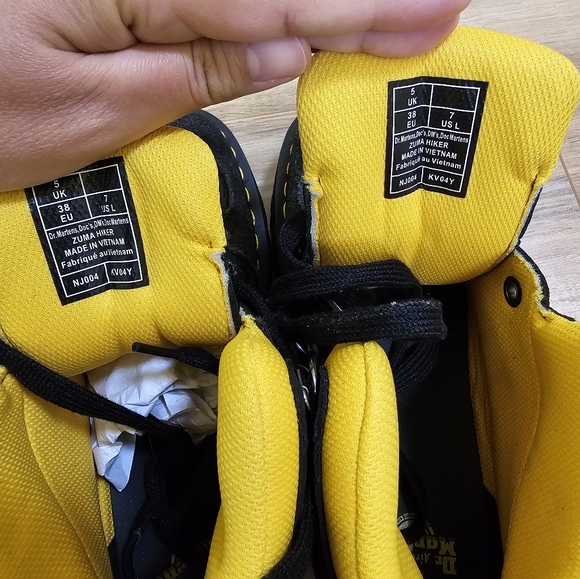 Dr. Martens ZUMA LEATHER & SUEDE HIKER STYLE BOOTS - Picture 7 of 11